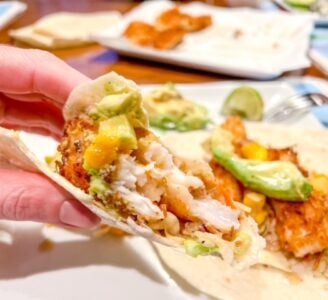 crispy coconut hawaiian fish tacos-gobble meal review-mealfinds