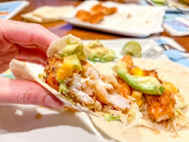 crispy coconut hawaiian fish tacos-gobble meal review-mealfinds