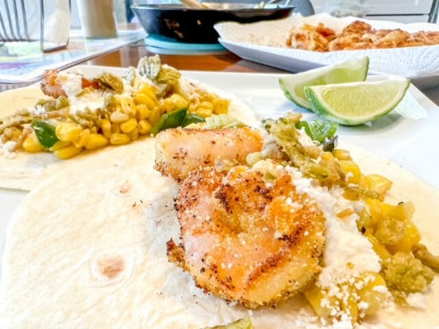 express crispy shrimp tacos- home chef reviews-mealfinds