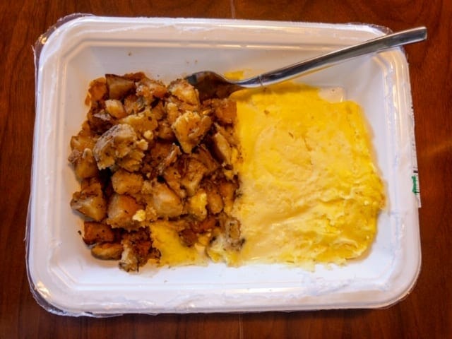 fresh-n-lean-egg-potato-breakfast cooked- Fresh N Lean Prepared Meals Review - MealFinds
