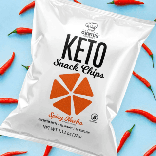 genius gourmet keto snack chips nacho-snack delivery-mealfinds