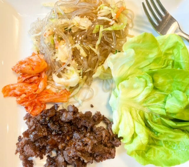 korean bulgogi beef lettuce cups-gobble meal reviews-mealfinds