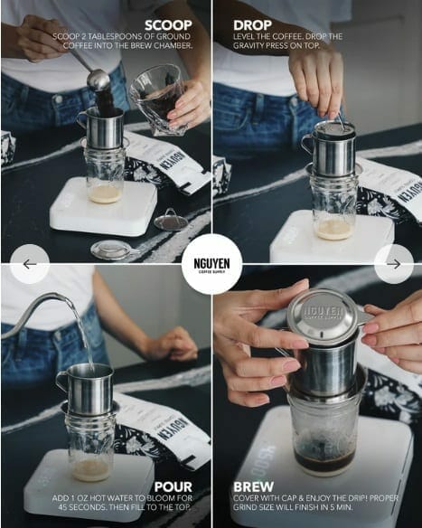 coffee phin how-to with photos-nguyen coffee supply reviews-mealfinds