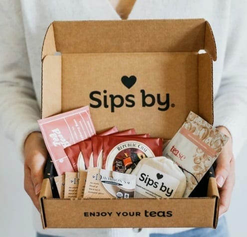 sips-by-gift-card- tea gift sets -mealfinds
