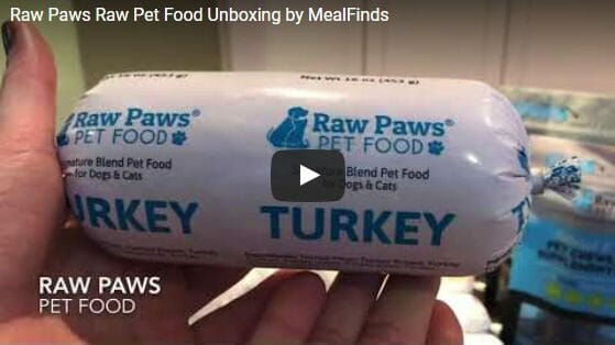 raw paws unboxing video-raw paws raw dog food review-mealfinds