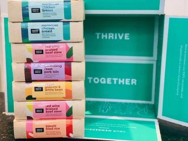 thrive market positive food co prepared meals stacked up-thrive market reviews-mealfinds