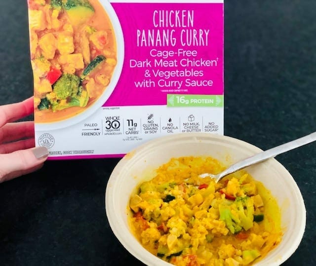 thrive market primal kitchen chicken panang curry cooked-thrive market reviews-mealfinds