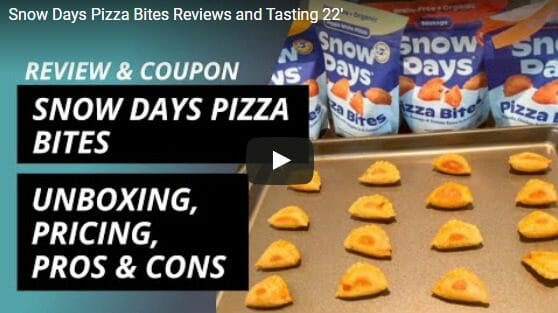 snow days pizza bites unboxing video-snow days pizza bites review-mealfinds