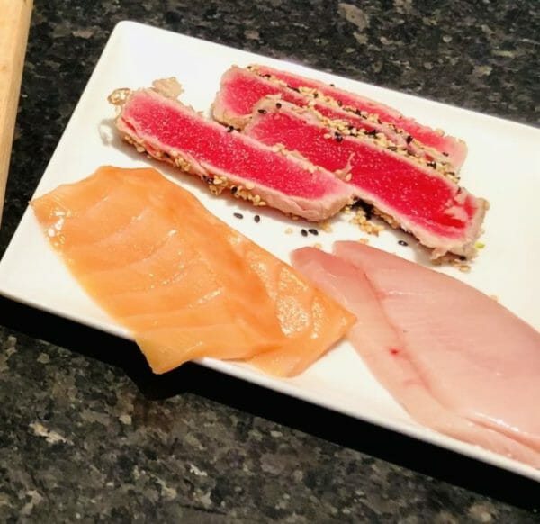 sushify-nigiri on plate- Sushify Meal Kit Reviews - MealFinds