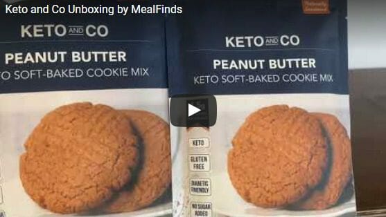 keto and co peanut butter cookie unboxing video-keto and co baking kit review-mealfinds