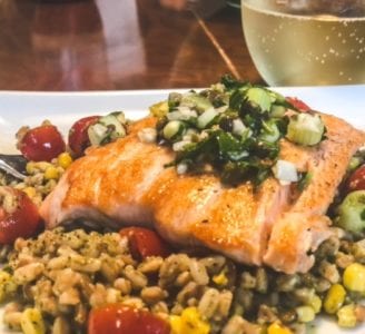 salsa verde salmon - blue apron meal kit reviews - mealfinds