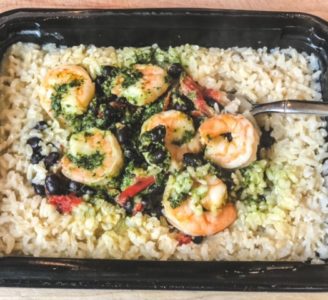 shrimp chimichurri cooked- modify health food delivery reviews - mealfinds