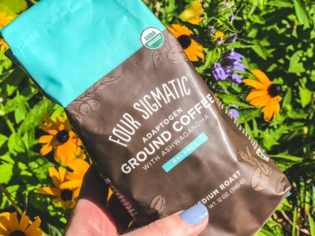 four sigmatic balance ground coffee-four sigmatic mushroom coffee reviews-mealfinds