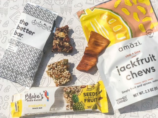 fruit bars and spicy fruit jerky with packages-tastecrate review-mealfinds