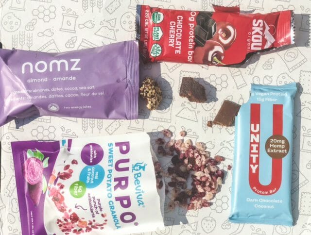 protein bars and potato granola--tastecrate review-mealfinds