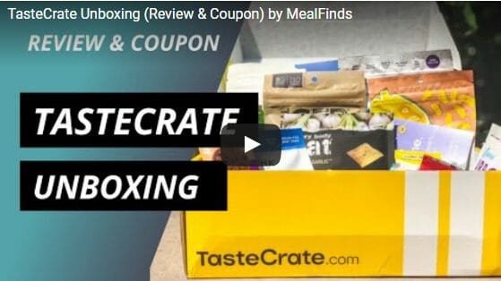 tastecrate unboxing video-tastecrate snack box review-mealfinds