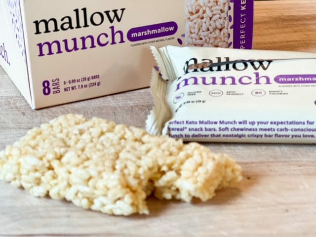 mallow munch marshmellow bar open2-perfect keto reviews-mealfinds