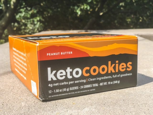 peanut butter keto cookies box-perfect keto bars reviews-mealfinds