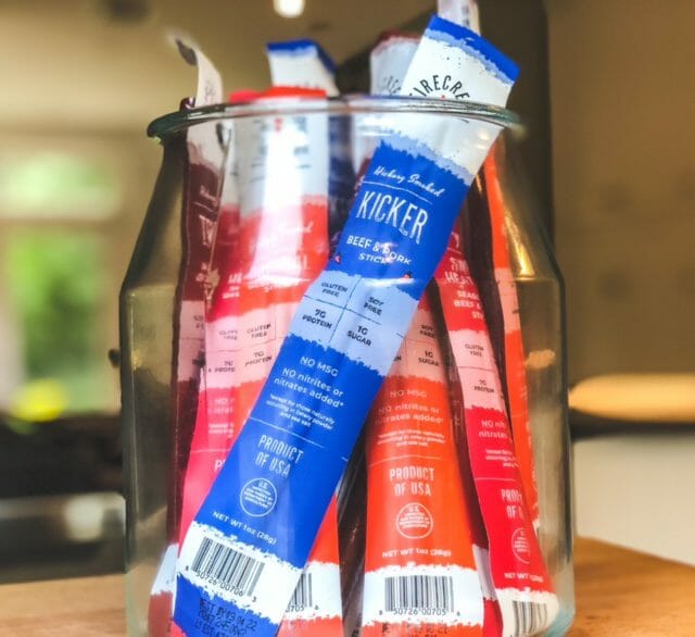 variety meat sticks in glass jar-firecreek snacks sticks reviews-mealfinds