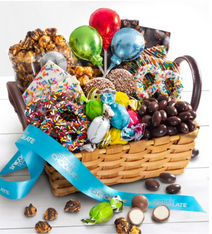 Simply Chocolate Birthday Sweets Basket-food gift ideas-mealfinds