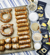 gourmet soft pretzel gift box with salt by eastern standard provisions-food gift ideas-mealfinds