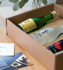 mini sake bottle gift set by tippsy sake-food gift ideas-mealfinds