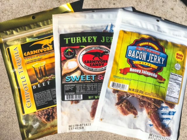 exotic jerky bags-Jerky Dynasty Exotic Jerky sampler Box Reviews-mealfinds