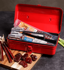 jerky toolbox by man crates -food gift ideas-mealfinds