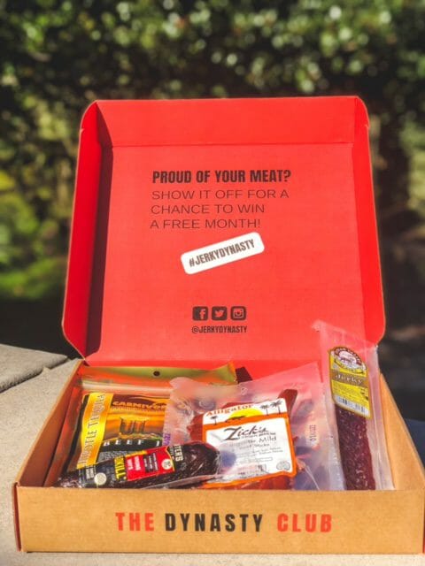 the dynasty club box-Jerky Dynasty Exotic Jerky sampler Box Reviews-mealfinds