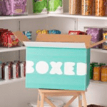 boxed box in pantry-grocery delivery-mealfinds