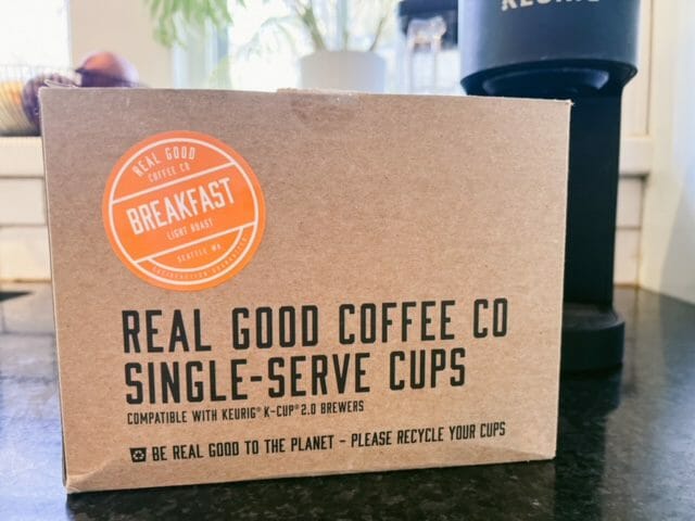 breakfast blend box-real good coffee co review-mealfinds
