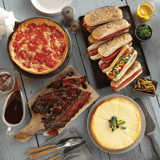 deep dish pizza ribs hot dogs tastes of chicago-prepared meal delivery-mealfinds