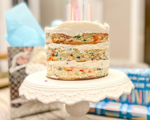 vanilla birthday cake with candles milk bar-milk bar birthday cake review-mealfinds