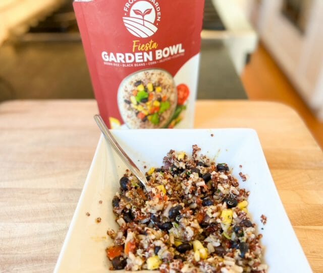 fiesta garden bowl cooked -frozen garden smoothie fusion reviews-mealfinds