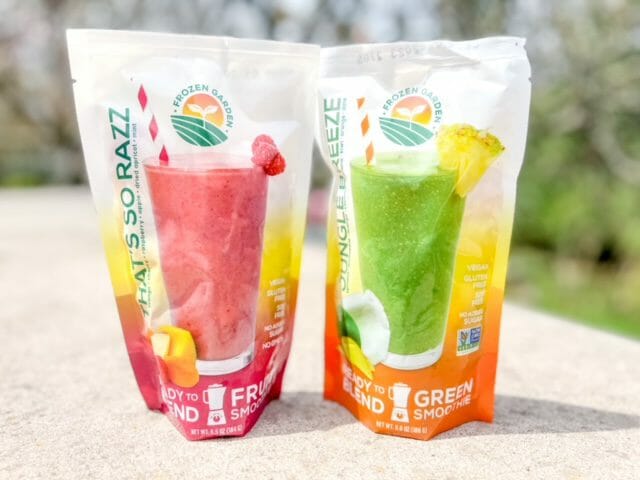 two frozen garden smoothies-frozen garden smoothie fusions reviews-mealfinds