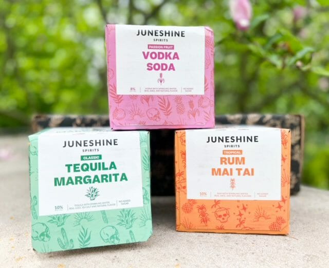 juneshine variety mixed cocktails boxes-juneshine drink review-mealfinds