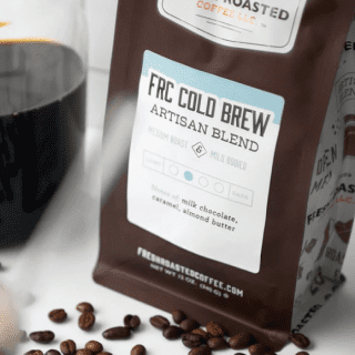 FRC cold brew coffee bag-fresh roasted coffee- mealfinds