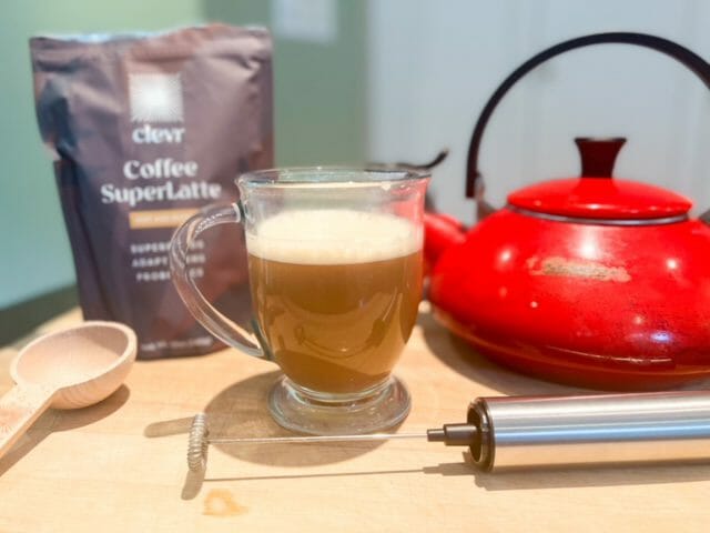 coffee superlatte with clvr blends mix scoop frother-clvr blends superlatte reviews-mealfinds