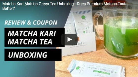 Matcha kari matcha green tea unboxing video-matcha kari matcha tea review - mealfinds