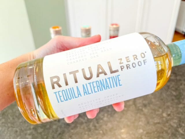 ritual zero proof tequilla alternative bottle-ritual zero proof review-mealfinds