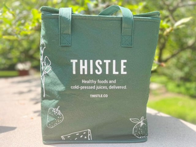 thistle meal delivery bag-thistle meal delivery review-mealfinds